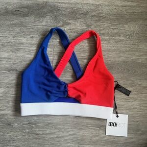 NWT | size SMALL | American color block | mila top | July‎ 4th